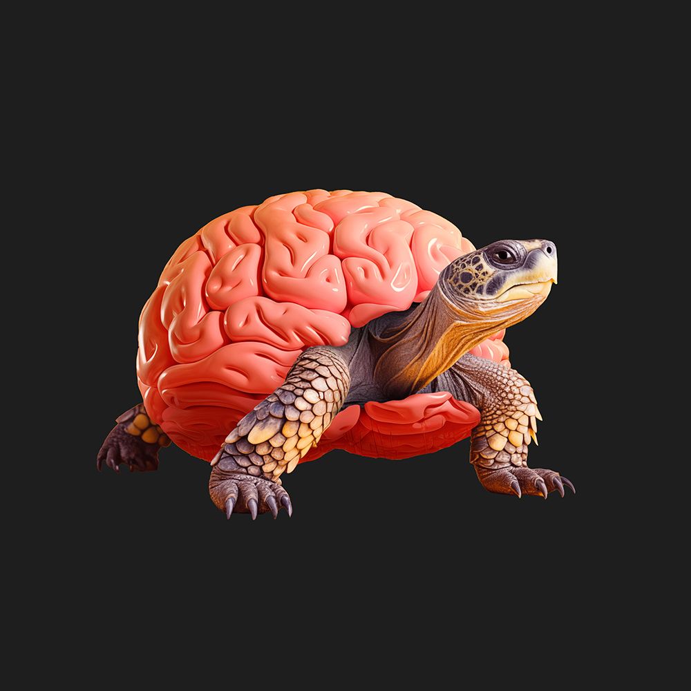 Slow Brain art print by Artem Pozdniakov for $57.95 CAD