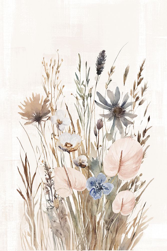 Wild grasses-2 art print by Sally Ann Moss for $57.95 CAD