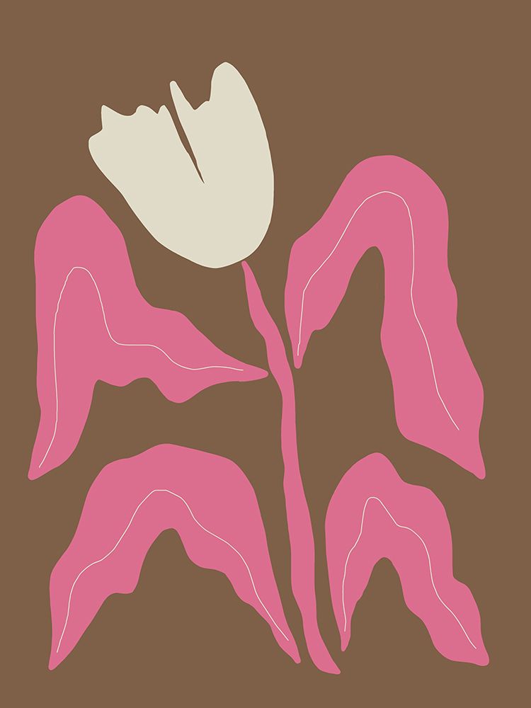 Happy Tulip art print by Miho Art Studio for $57.95 CAD