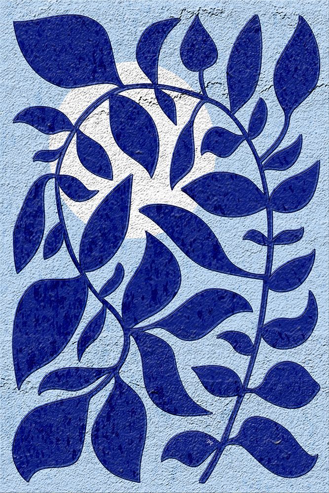 Blue Plant art print by Martina for $57.95 CAD