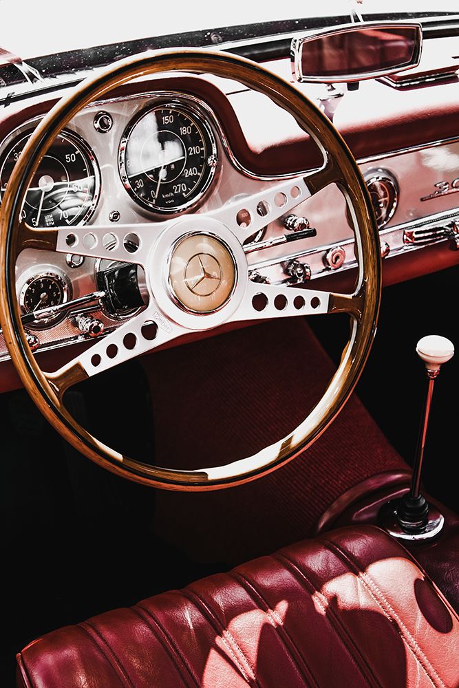 Vintage Car art print by Magda Izzard for $57.95 CAD