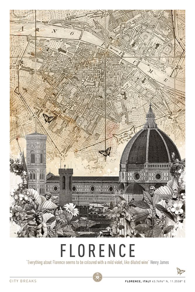 Florence (City Breaks) art print by Simon Goggin for $57.95 CAD