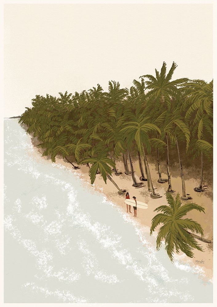 Surfers Paradise art print by Andi Bell Art for $57.95 CAD