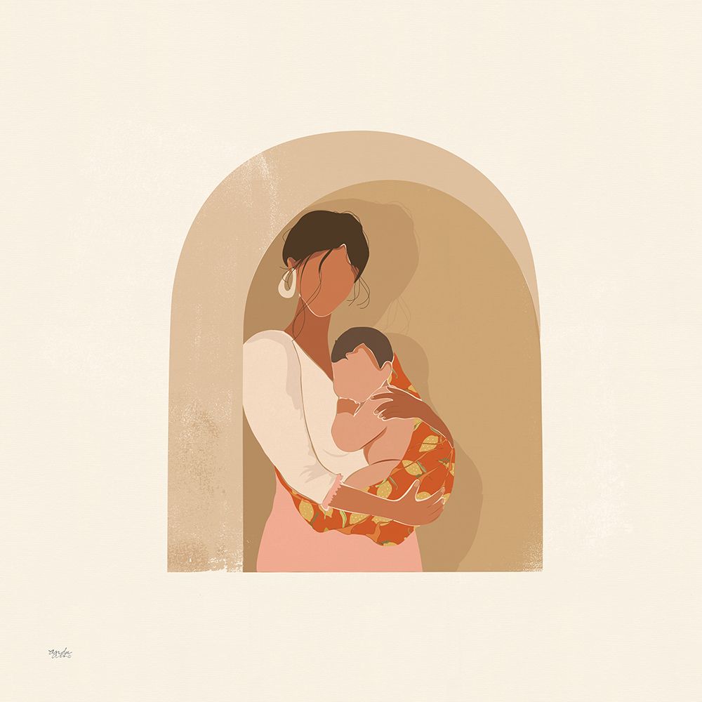 Motherhood art print by Andi Bell Art for $57.95 CAD