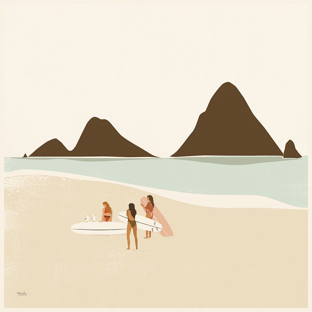 Surf Club art print by Andi Bell Art for $57.95 CAD