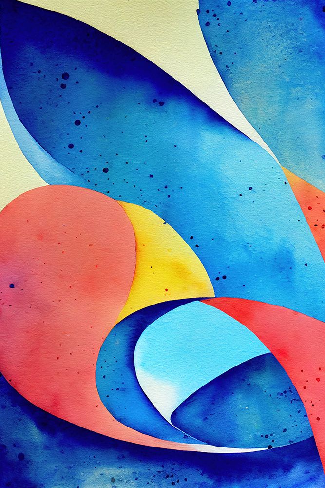Nature Inspired Abstract Watercolor (Day 30) art print by Mauro for $57.95 CAD