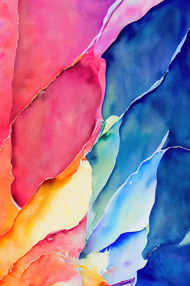 Nature Inspired Abstract Watercolor  (Day 41) art print by Mauro for $57.95 CAD