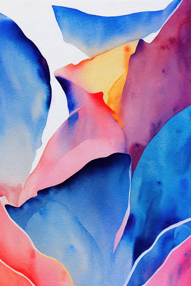 Nature Inspired Abstract Watercolor  (Day 43) art print by Mauro for $57.95 CAD
