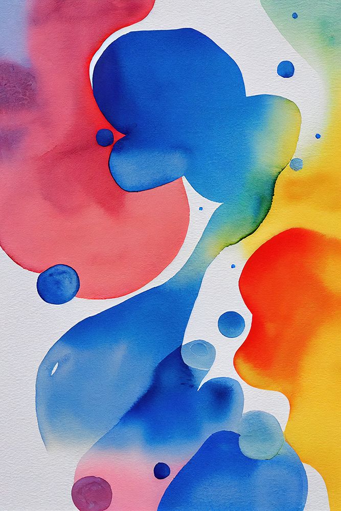Nature Inspired Abstract Watercolor (Day 56) art print by Mauro for $57.95 CAD
