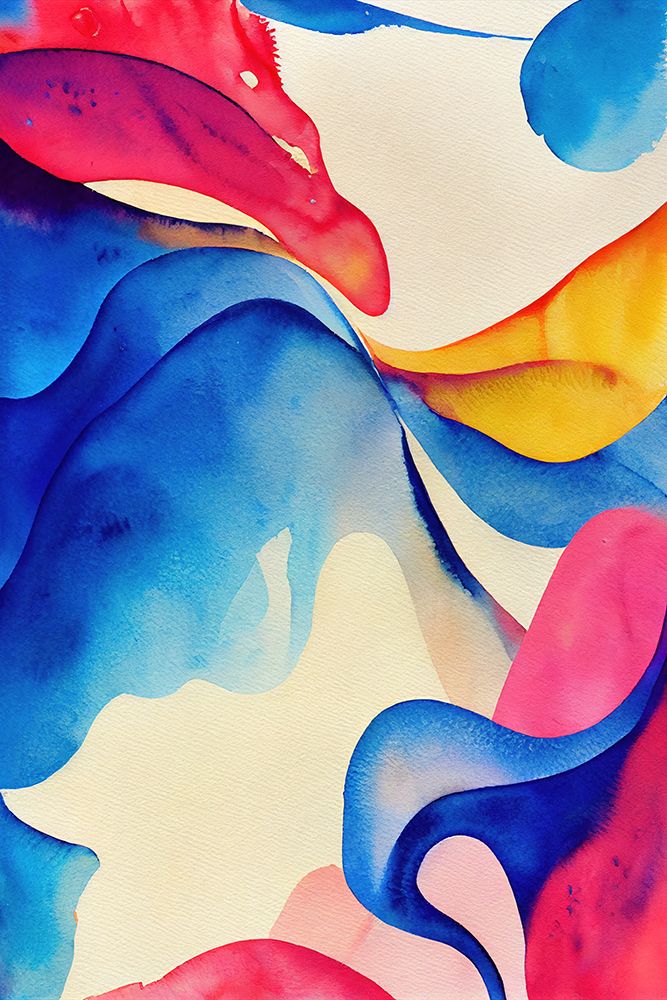 Nature Inspired Abstract Watercolor (Day 60) art print by Mauro for $57.95 CAD