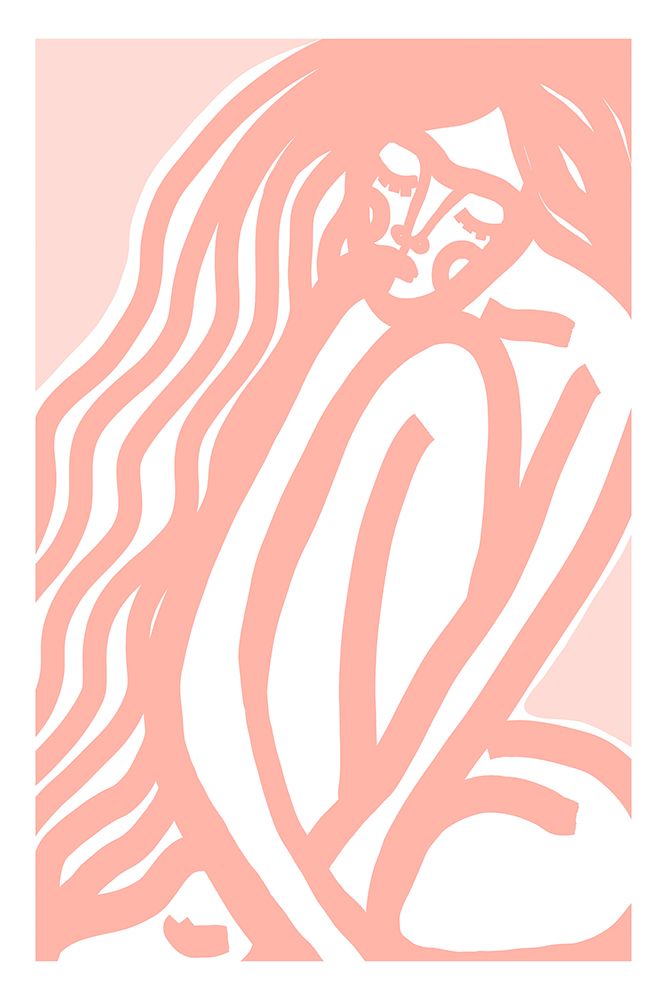 The Silence (Peach) art print by Treechild for $57.95 CAD