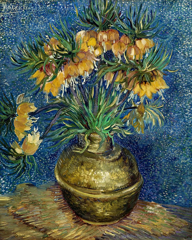 Vincent Van Goghs Imperial Fritillaries In A Copper Vase (1887) art print by Pictufy for $57.95 CAD