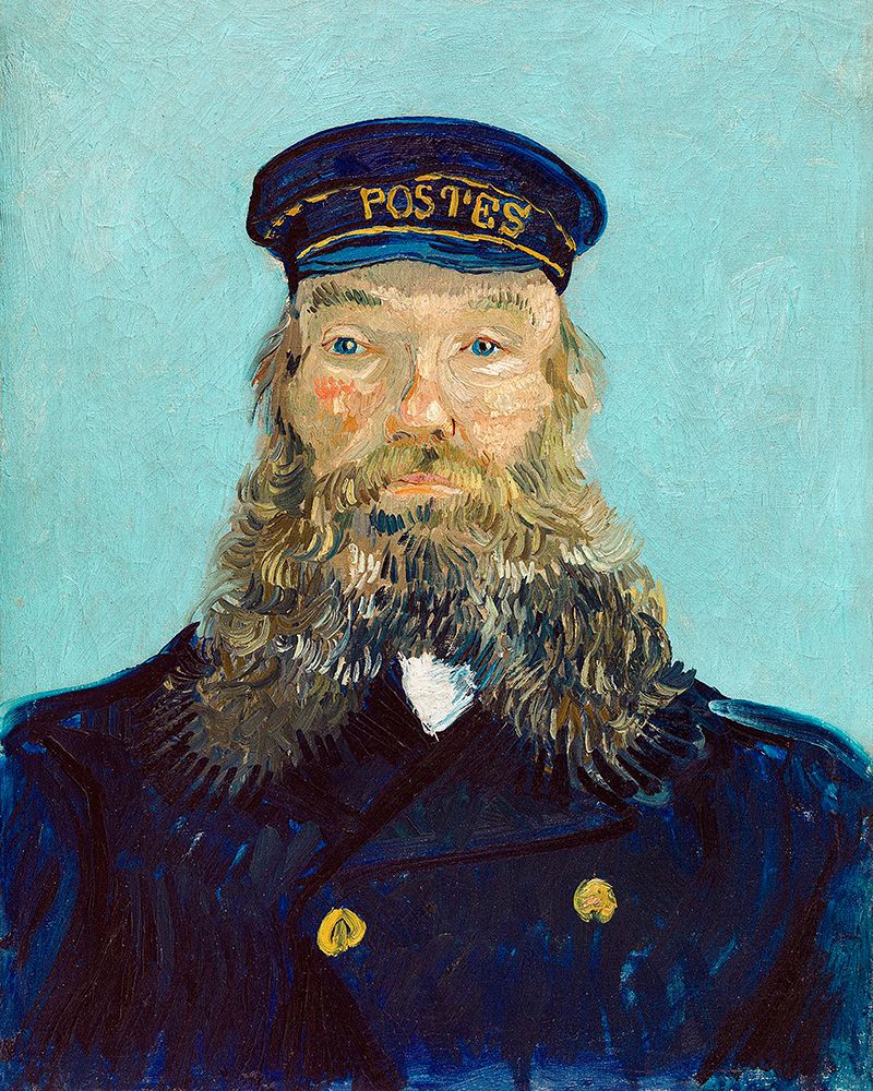 Vincent Van Goghs Portrait Of Postman Roulin (1888) art print by Pictufy for $57.95 CAD