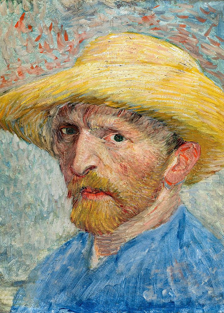 Vincent Van Goghs Self Portrait (1887) art print by Pictufy for $57.95 CAD