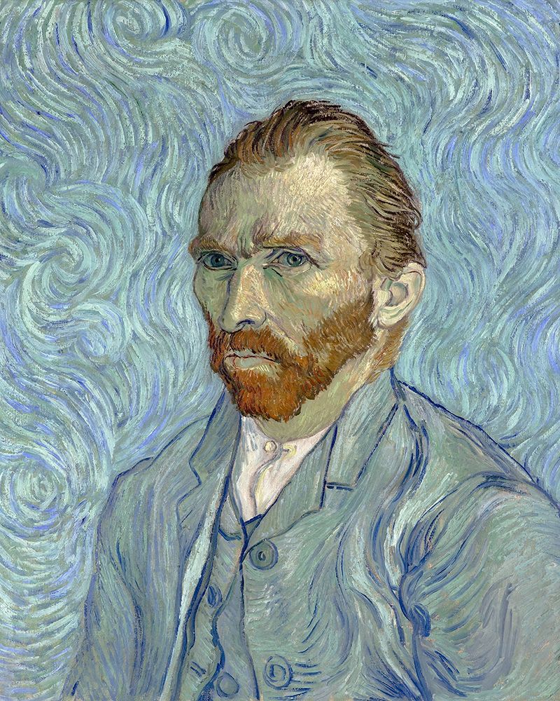 Vincent Van Goghs Self Portrait (1889) art print by Pictufy for $57.95 CAD