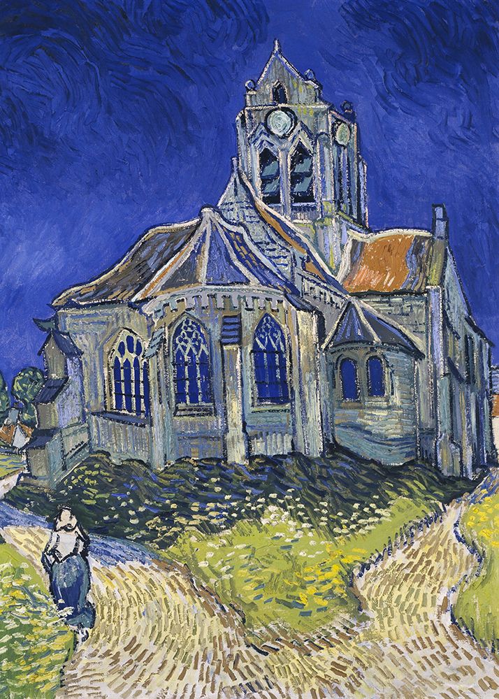 Vincent Van Goghs The Church At Auvers (1890) art print by Pictufy for $57.95 CAD