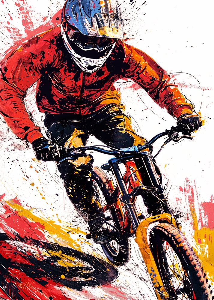 Sport Cycler 5 art print by Justyna Jaszke for $57.95 CAD