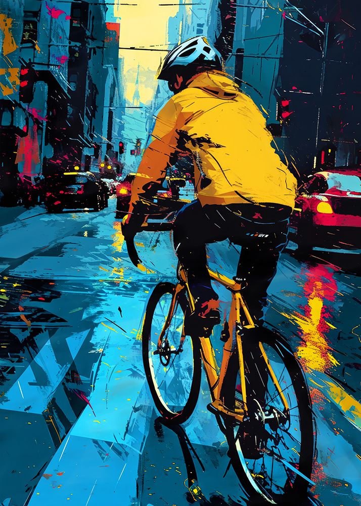 Sport Cycler 8 art print by Justyna Jaszke for $57.95 CAD
