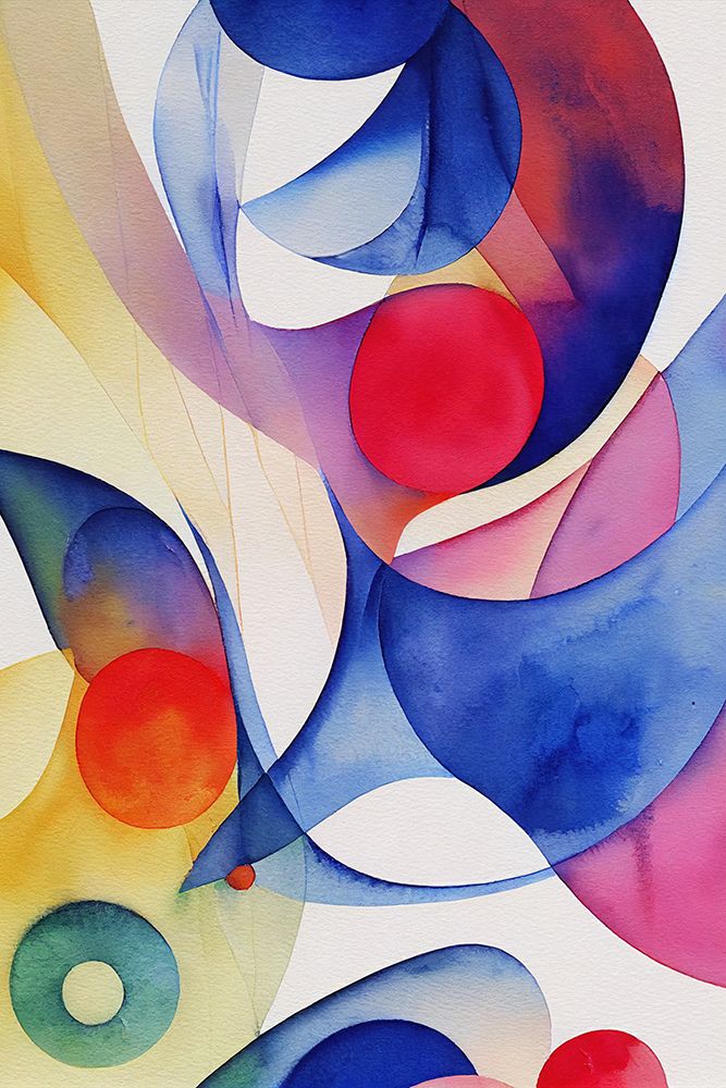 Nature Inspired Abstract Watercolor (Day 70) art print by Mauro for $57.95 CAD
