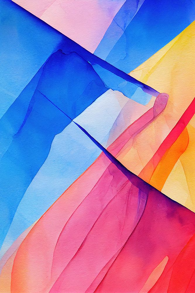 Nature Inspired Abstract Watercolor (Day 72) art print by Mauro for $57.95 CAD