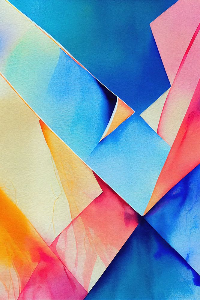 Nature Inspired Abstract Watercolor (Day 91) art print by Mauro for $57.95 CAD