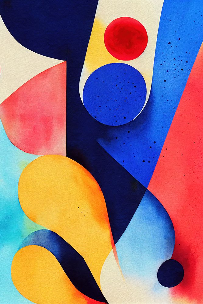 Nature Inspired Abstract Watercolor (Day 93) art print by Mauro for $57.95 CAD