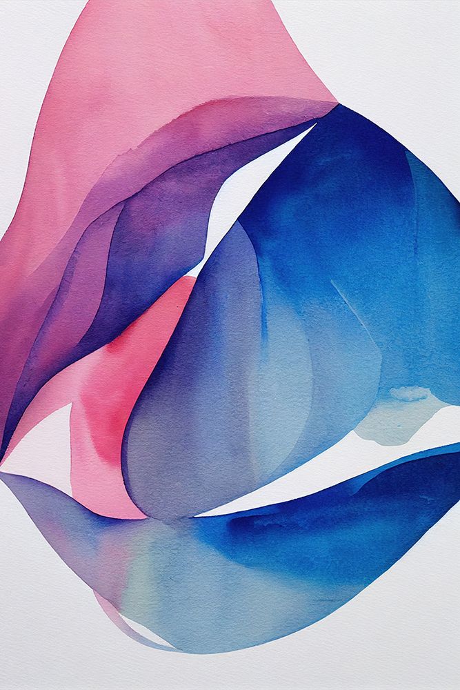 Nature Inspired Abstract Watercolor (Day 109) art print by Mauro for $57.95 CAD