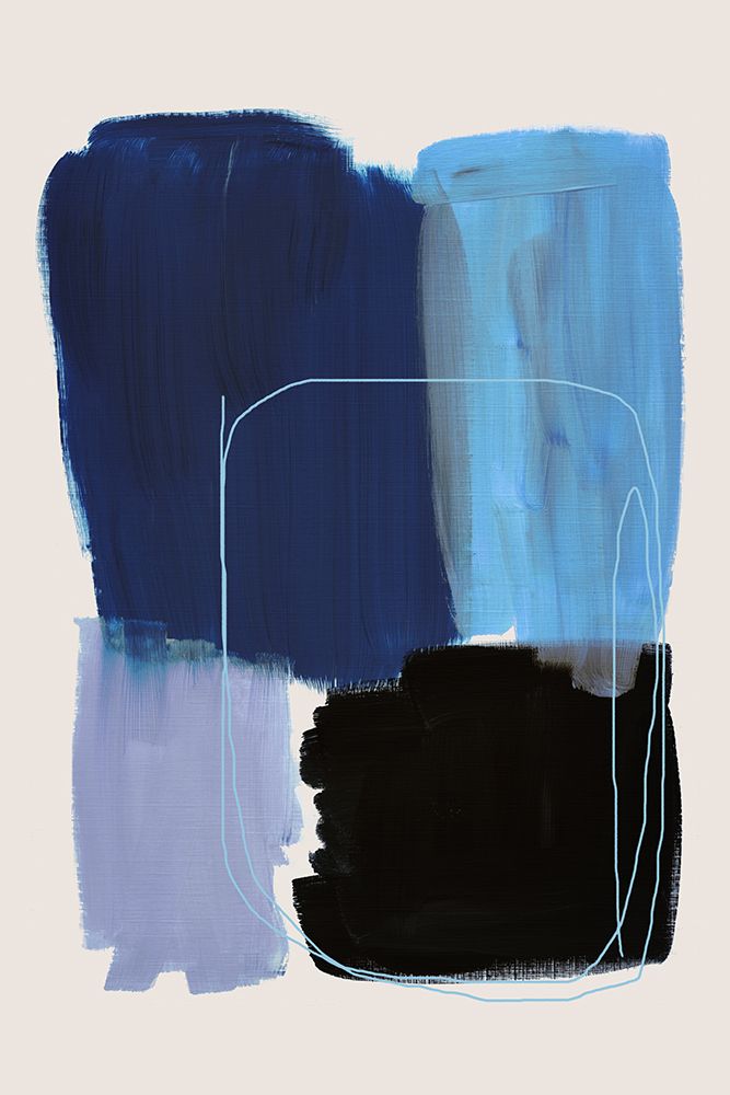 Abstract Brush Strokes 120X art print by Mareike Bohmer for $57.95 CAD