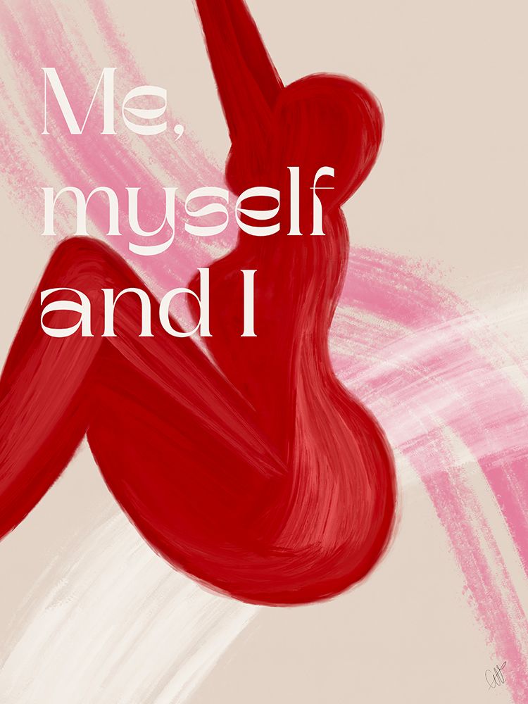 Red Woman art print by Anne-Marie Volfova for $57.95 CAD