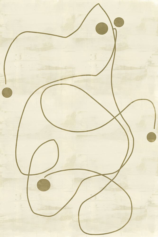 Neutral Lines and Dots 1 art print by Project C for $57.95 CAD