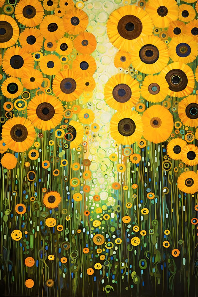 Sunflowers art print by Nur Rydberg for $57.95 CAD