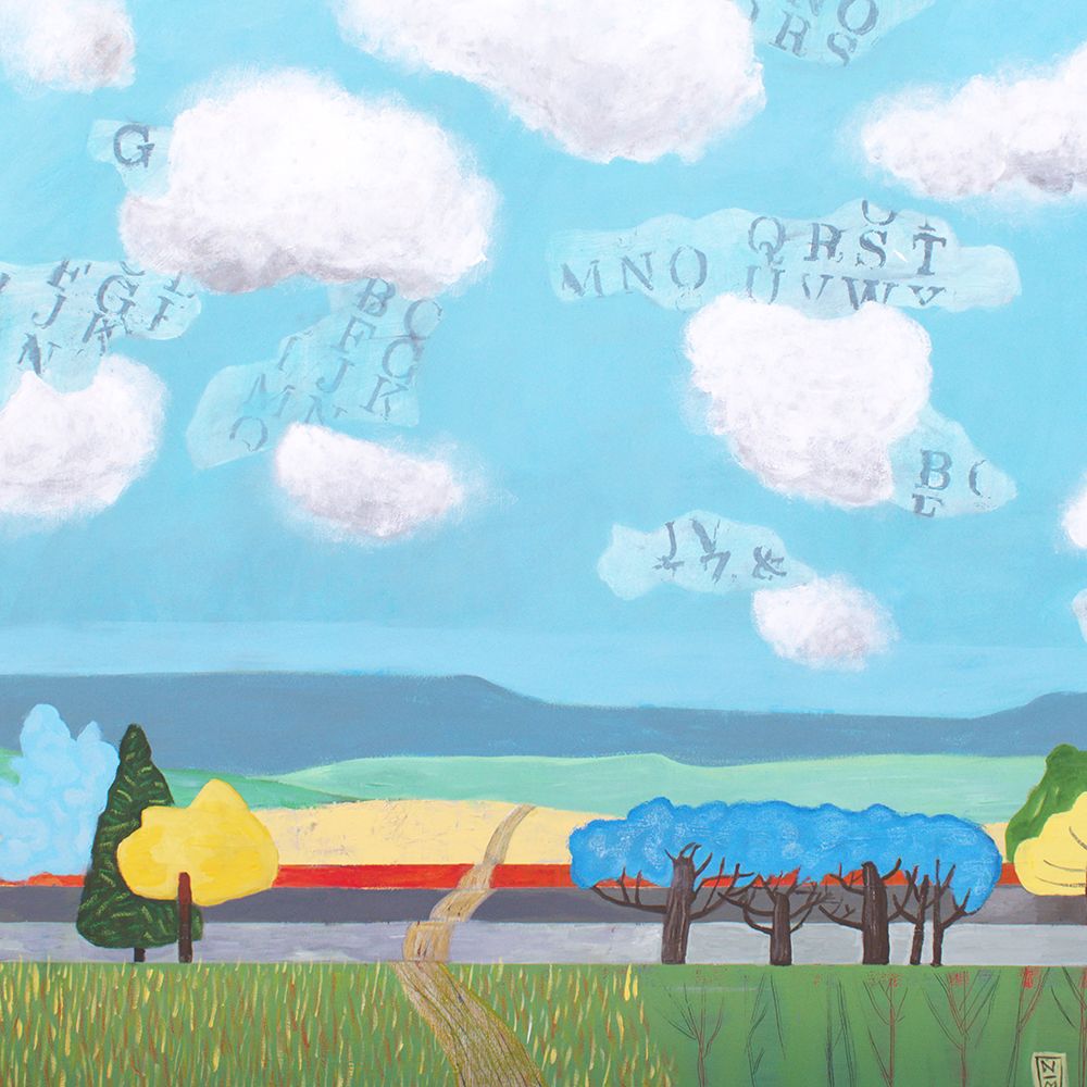 Afternoon Letter Clouds art print by Nathaniel Mather for $57.95 CAD
