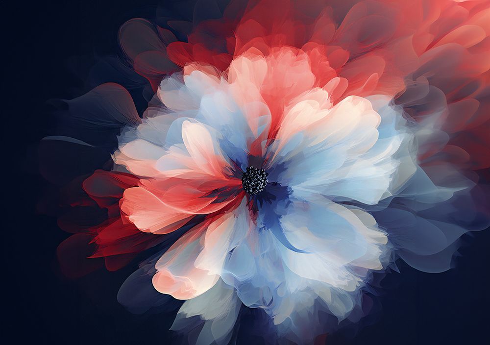 Flower in motion art print by Andreas Magnusson for $57.95 CAD