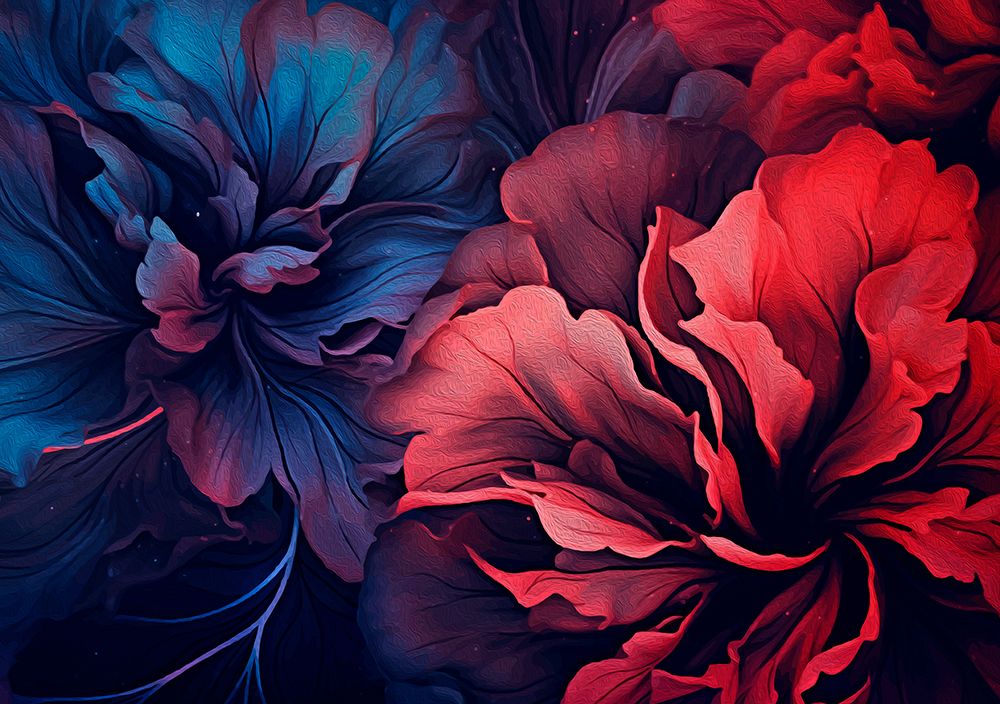 Wavily flowers art print by Andreas Magnusson for $57.95 CAD