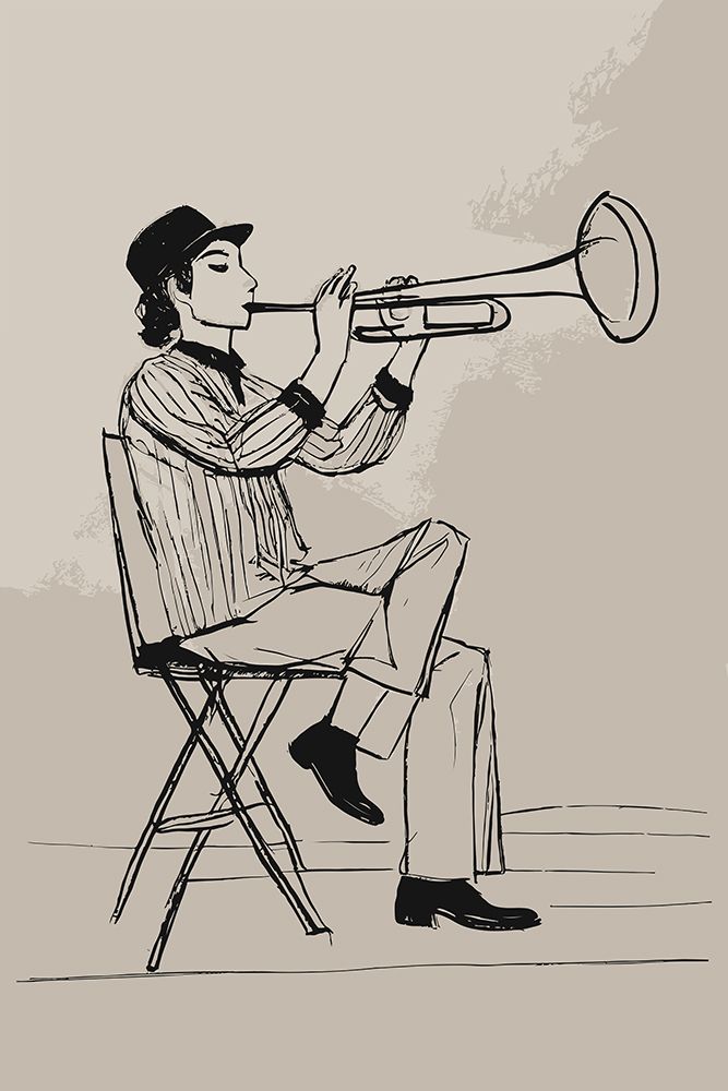 Trumpet Man art print by Andreas Magnusson for $57.95 CAD