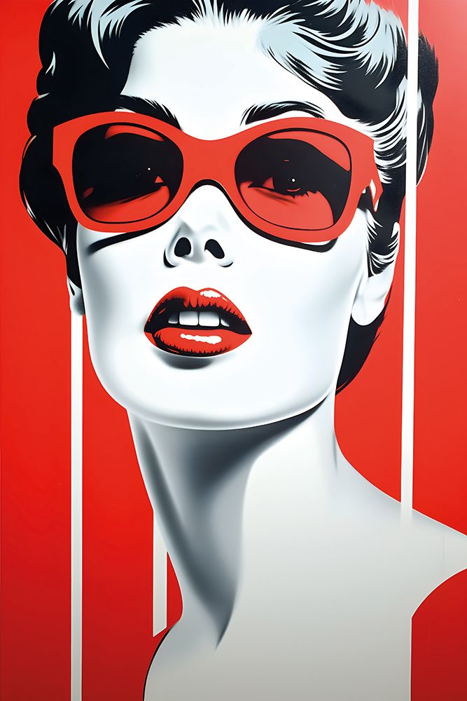 Lady In Red art print by Andreas Magnusson for $57.95 CAD
