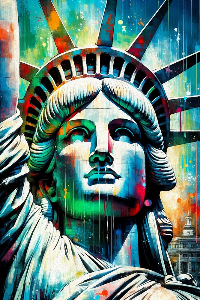 Statue of Liberty art print by Andreas Magnusson for $57.95 CAD