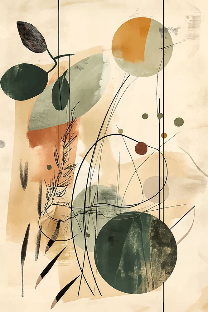 Abstract Beige No 2 art print by Andreas Magnusson for $57.95 CAD