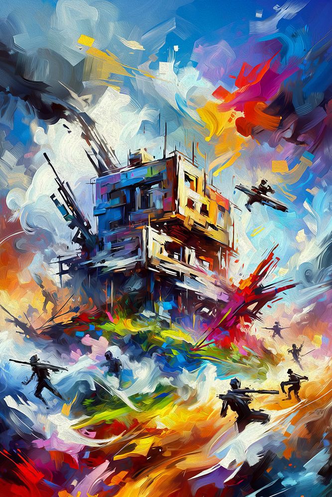 Fortnite Abstract art print by Andreas Magnusson for $57.95 CAD