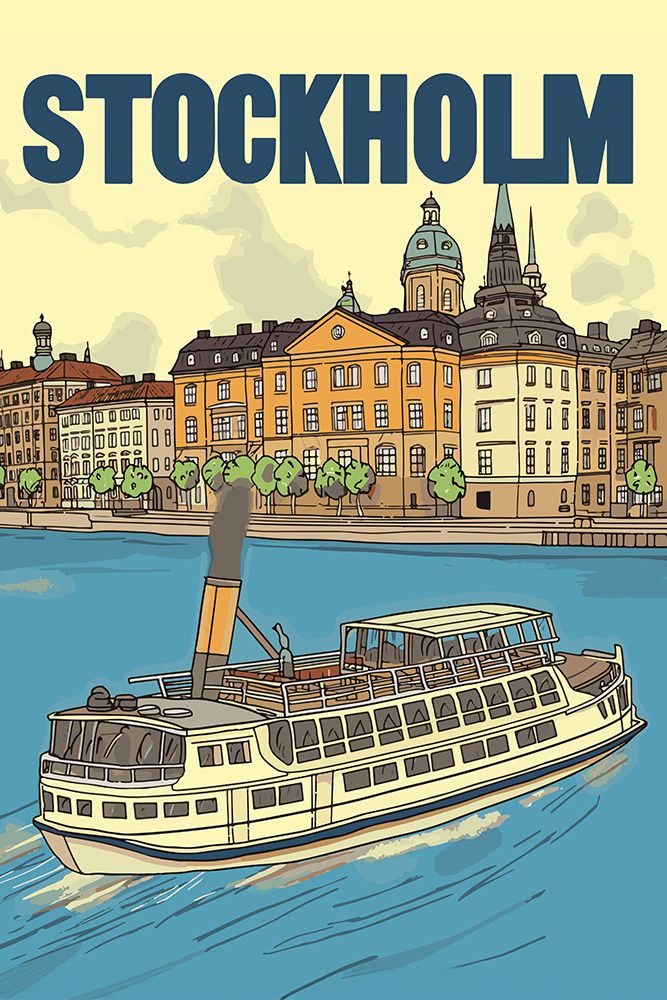 Stockholm art print by Andreas Magnusson for $57.95 CAD