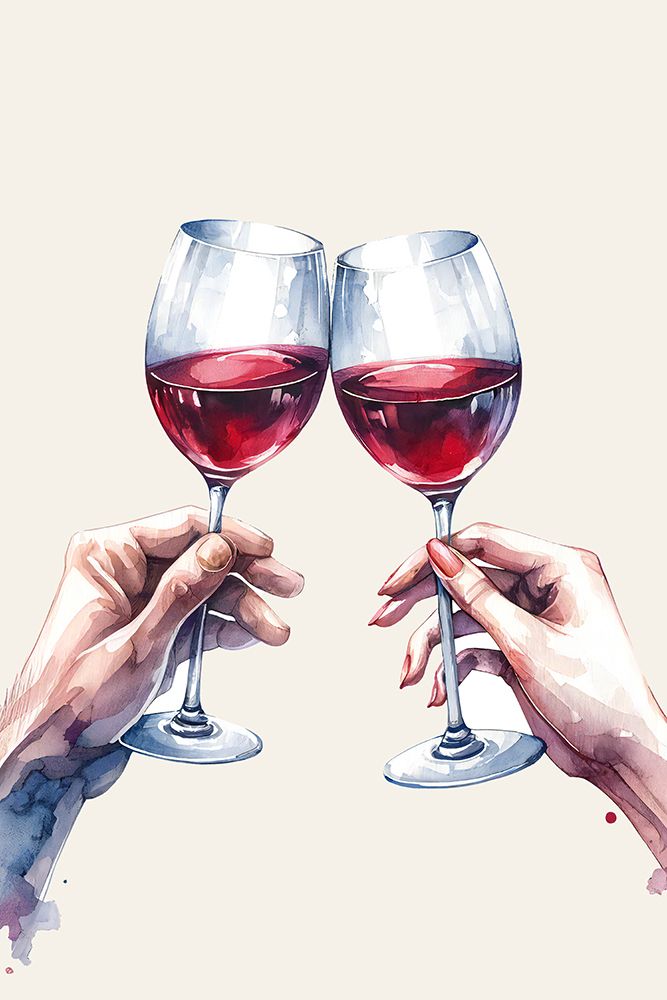 Cheers to us art print by Andreas Magnusson for $57.95 CAD