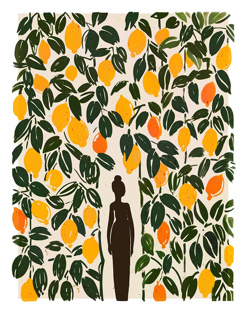 In The Lemon Garden art print by Treechild for $57.95 CAD