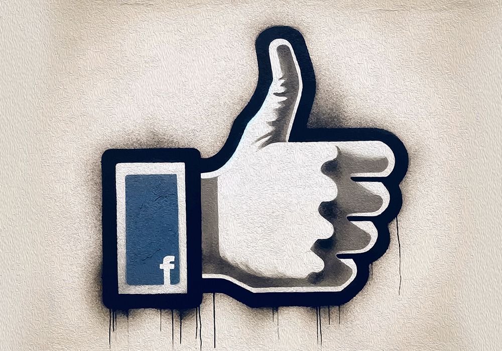 Facebook Like art print by Andreas Magnusson for $57.95 CAD