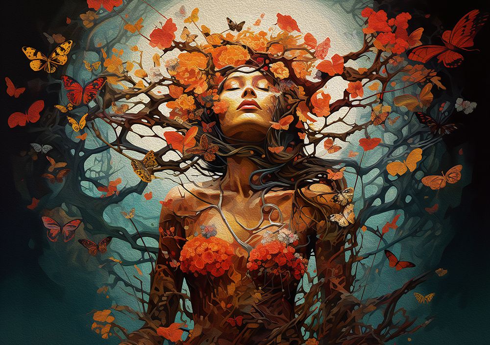 Tree Lady Two art print by Andreas Magnusson for $57.95 CAD