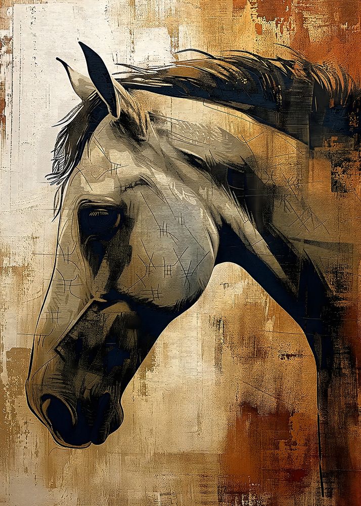 Horse art print by Andreas Magnusson for $57.95 CAD