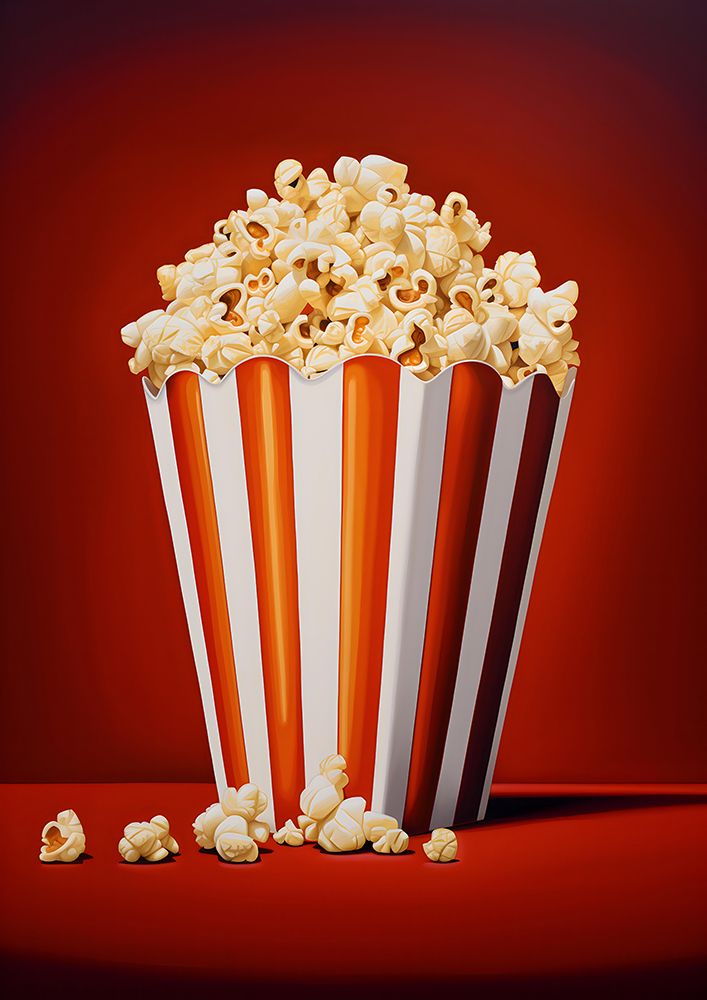 Popcorn art print by Andreas Magnusson for $57.95 CAD