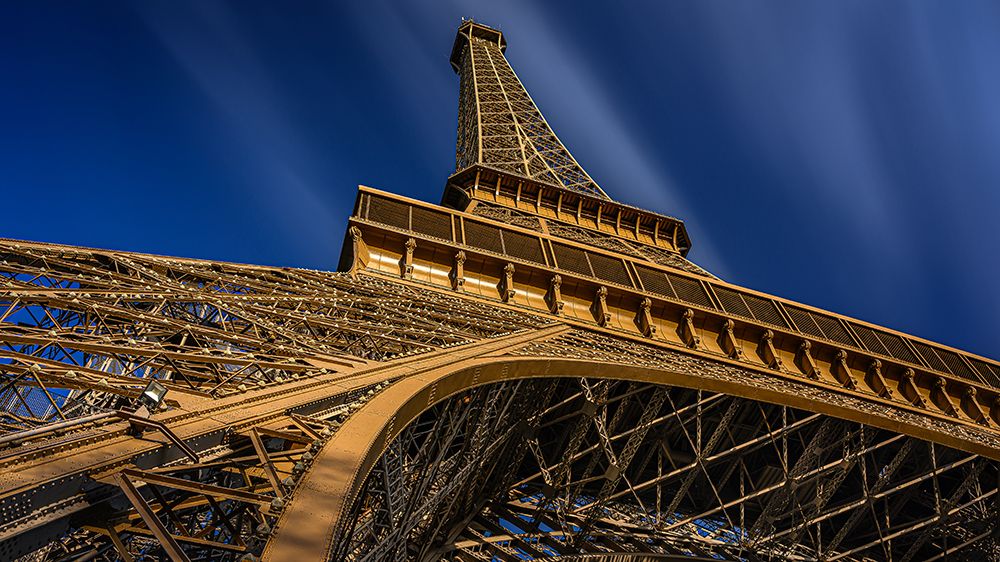 Under the Eiffel tower art print by Robbert Ladan for $57.95 CAD