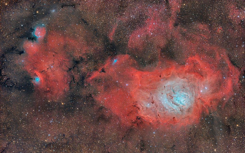 Lagoon Nebula art print by Rosa Maria Rodriguez for $57.95 CAD