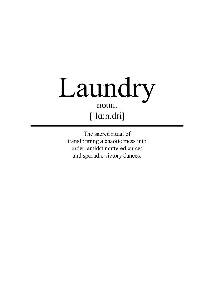 Laundry Def Pictufy art print by Pictufy for $57.95 CAD