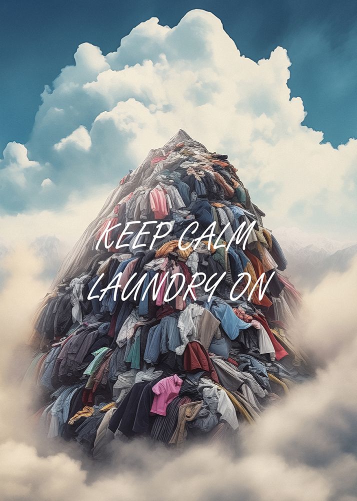 Keep Calm Laundry On Ii art print by Pictufy for $57.95 CAD